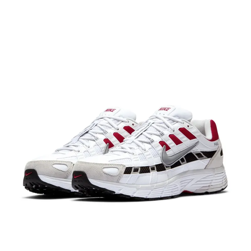 Nike P-6000 White / Particle Grey / University Red (CV3038-100)