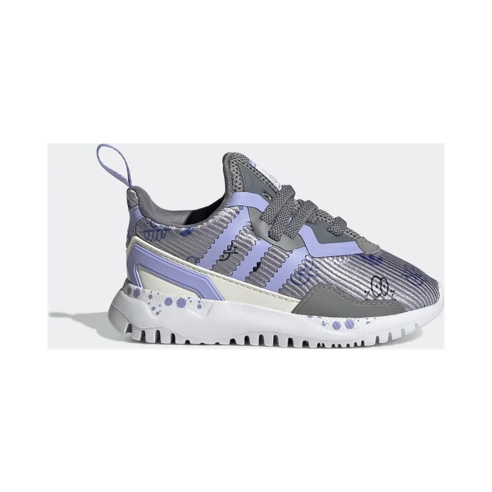 adidas Originals Flex Schuh Grey Three / Light Purple / Cloud White (GX4133)
