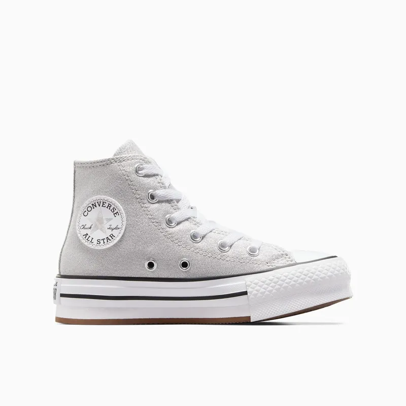 Converse Chuck Taylor All Star EVA Lift Platform Prism Glitter Mouse/white/black