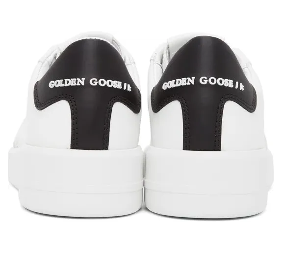 Golden Goose White & Black Purestar Sneakers (F00197.F000537.10283) (4)