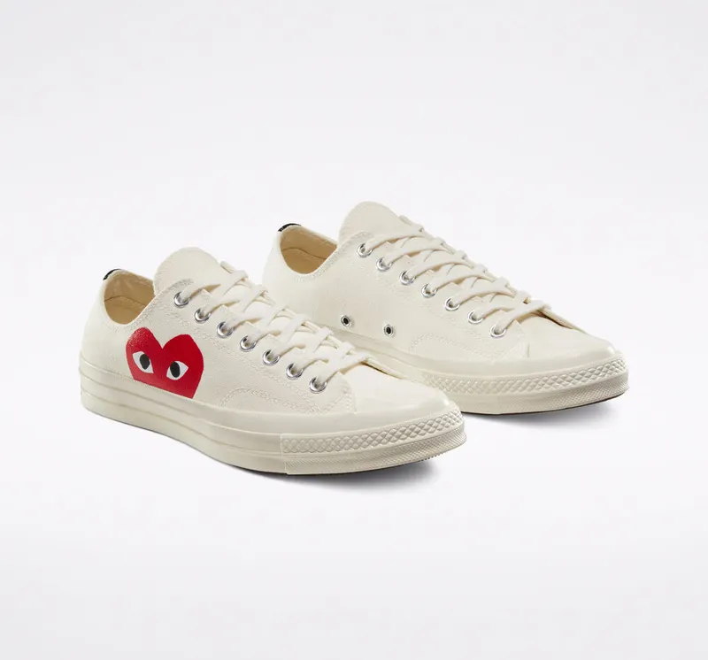 Converse x Comme des Garcons CDG Chuck Taylor Low Cream White (150207C)