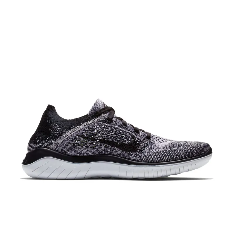 Nike Free RN Flyknit 2018 Oreo (W) White/Black (942839-101)
