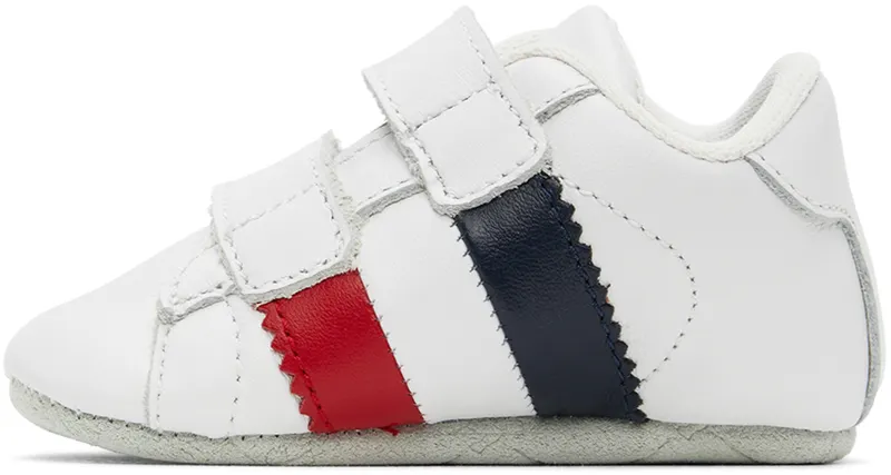 Moncler Enfant Baby White Stripe (H19514M7000001AD1)