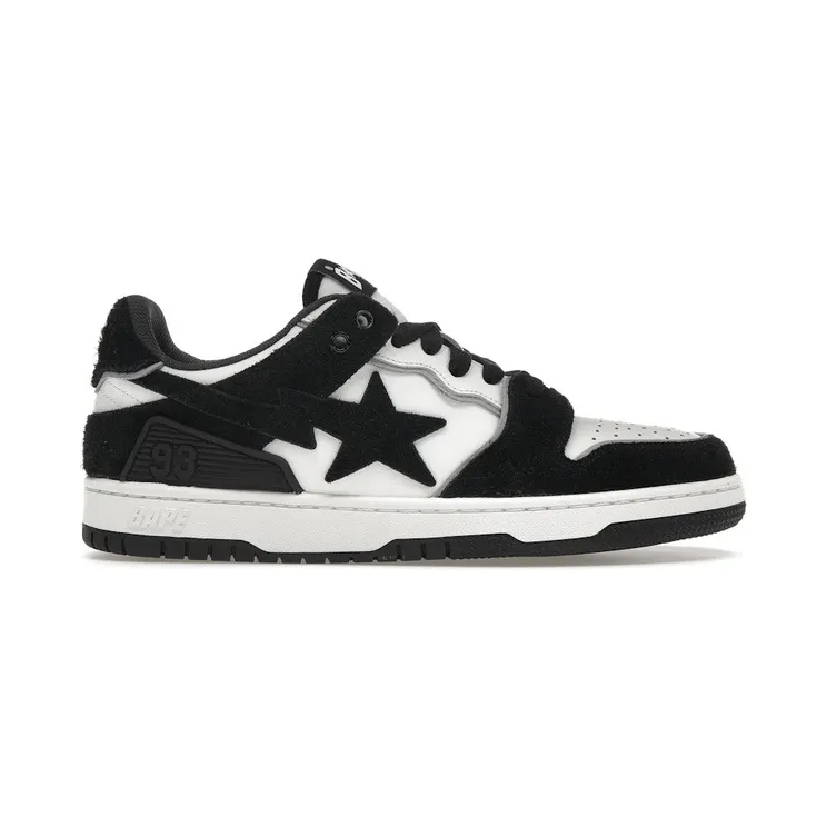 A Bathing Ape Bape SK8 Sta Black Suede (1J80-191-057-BLK)