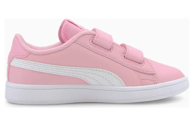 Puma Smash v2 Leather sportscchoenen Roze/Wit (365173-24)