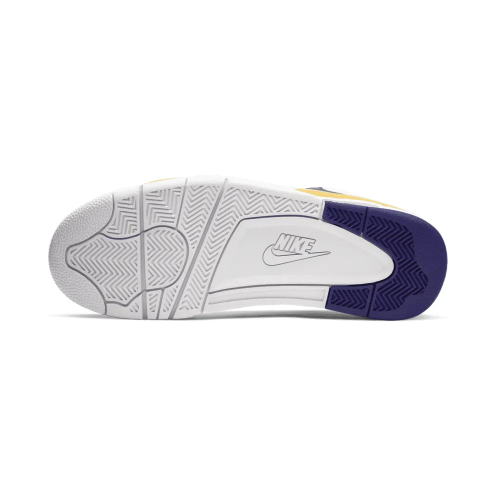 Nike Air Flight Legacy Lakers Home White/University Gold-Regency Purple (BQ4212-102)