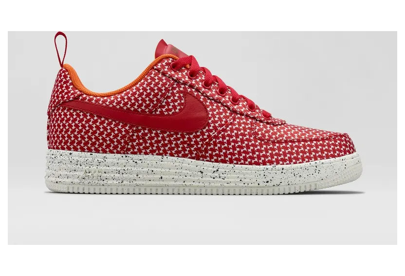 Nike x UNDFTD Lunar Force 1 Low University Red (Undefeated) (652805-660)