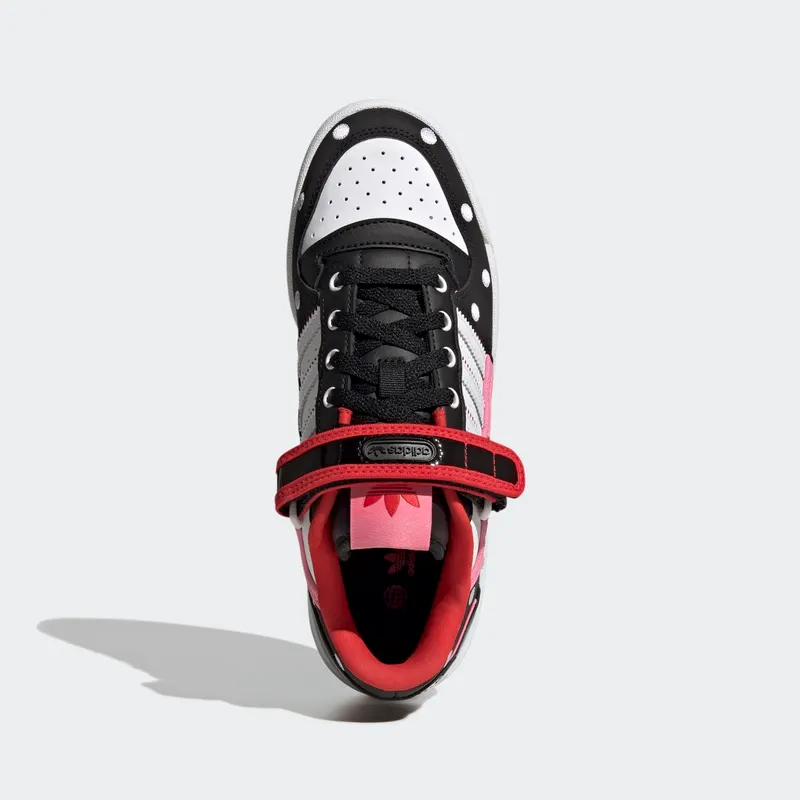 Adidas Forum Low Core Black / Cloud White / Bliss Pink (GW7167)