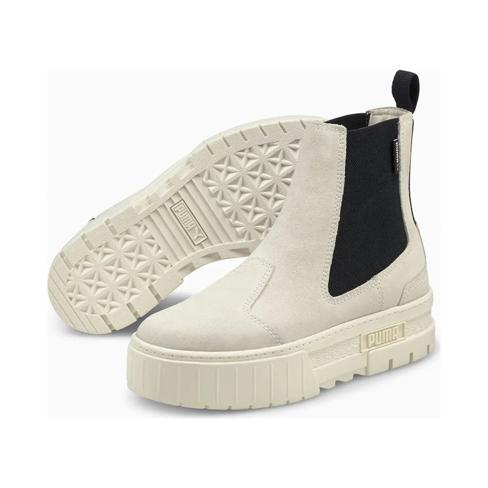 Puma Mayze Chelsea Suede Shoes White (382829-02)