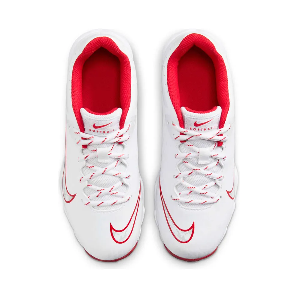 Nike Hyperdiamond 4 Keystone White Pure Platinum University Red (FZ0919-104)
