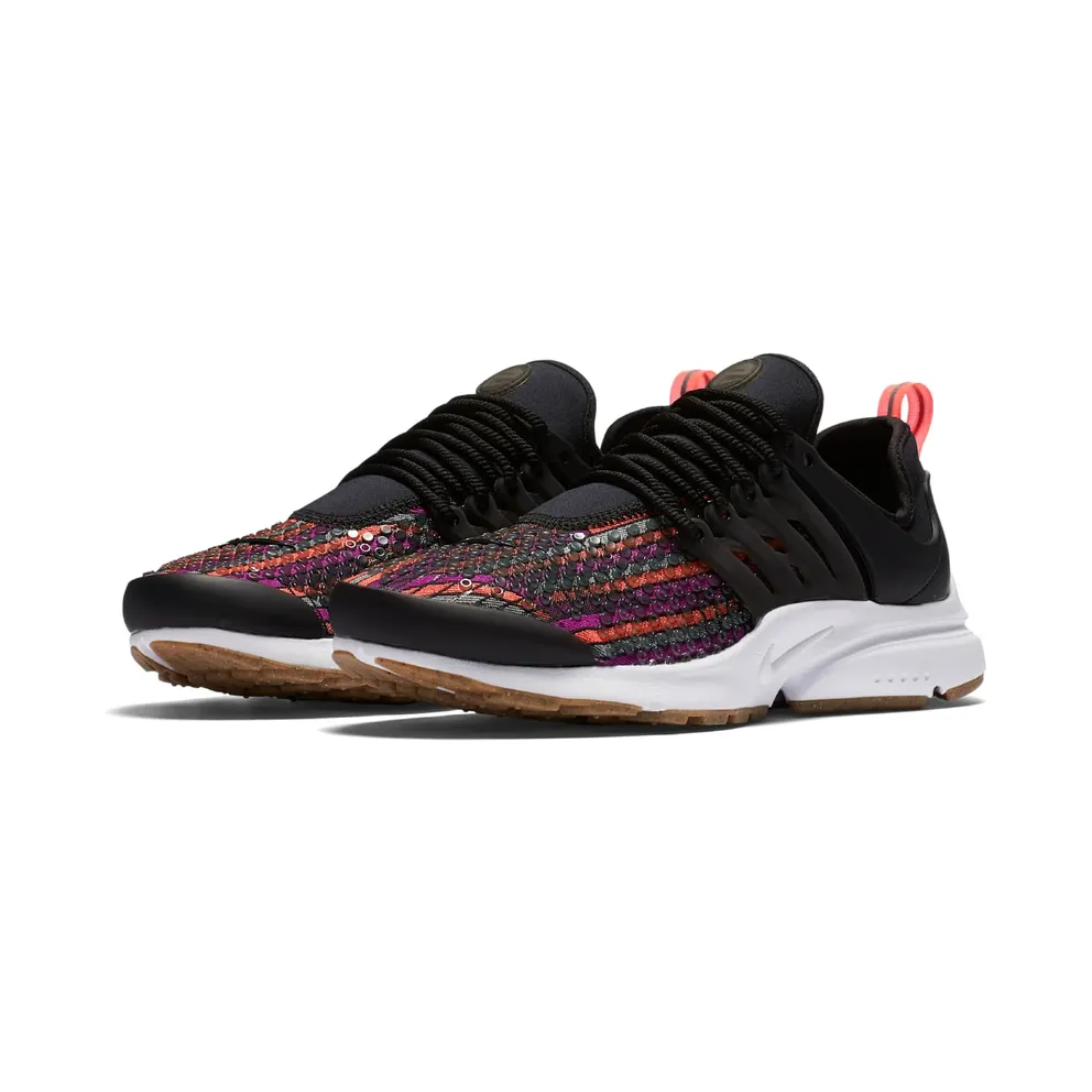 Nike Air Presto Jacquard Beautiful x Powerful (W) Black/Hot Lava-Gum Yellow (885020-001)