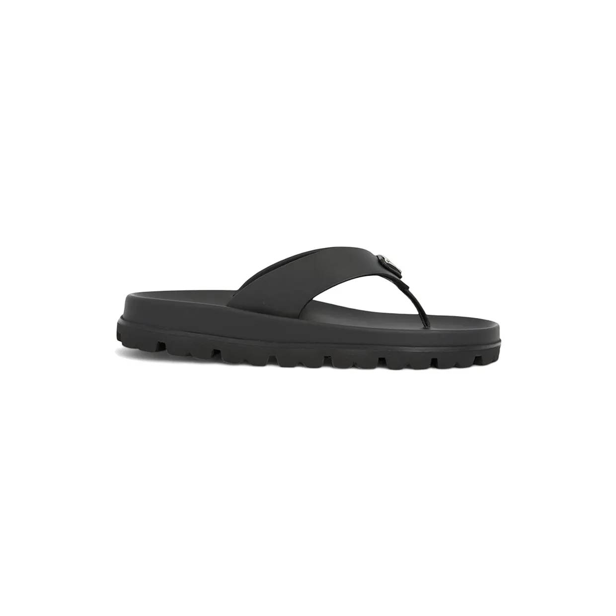 Prada Rubber Thong Sandal Black (1Y420N_3LKK_F0002)