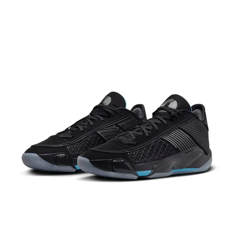 Jordan 38 Low Black Gamma Blue (Translucent Sole) (FD2326-004)