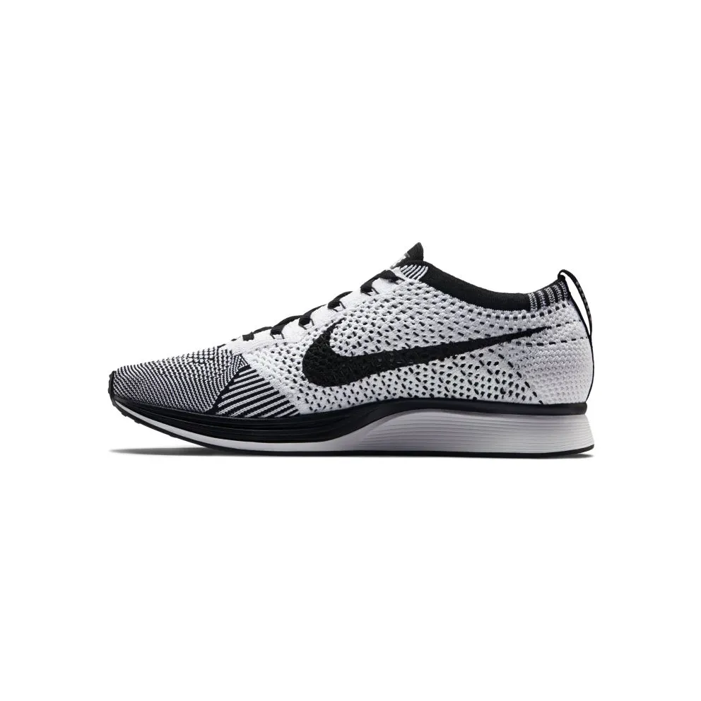 Nike Flyknit Racer Black Tongue Black/White (526628-002)