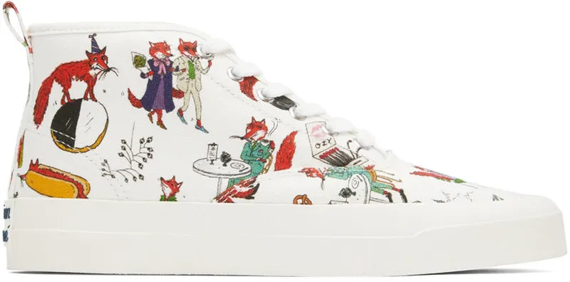 Maison Kitsuné White Olympia Le-Tan (IU04741WE4001)