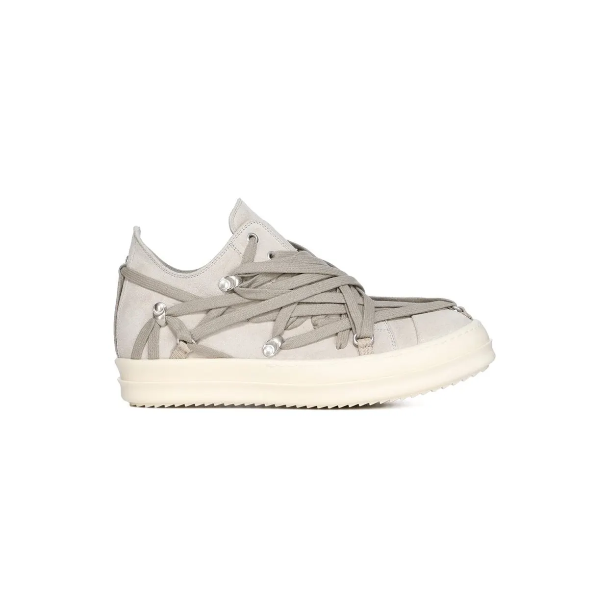 Rick Owens Hollywood Megalace Low Dinge Milk (RU01E5886lVSW1-411)