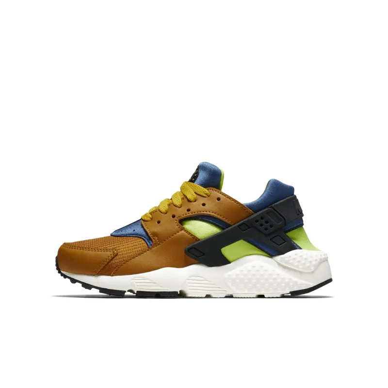 Nike  Huarache Run Desert Ochre (GS) Desert Ochre/Blue Force/Volt (654275-701)
