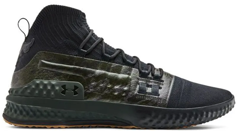 Under Armour Project Rock 1 Black Green Black/Green (3020788-002)