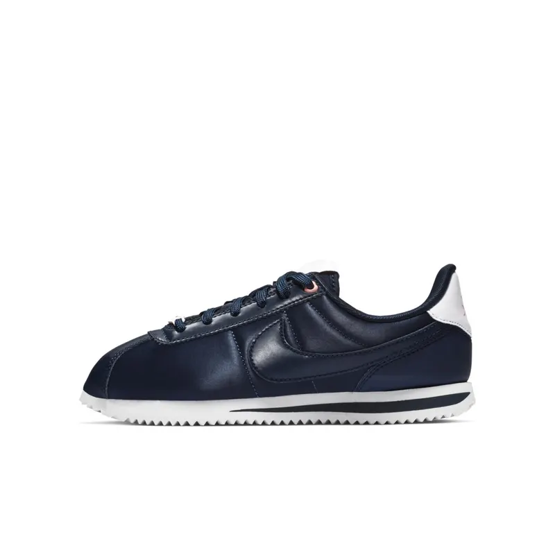 Nike Cortez Basic Valentines Day 2019 Obsidian (GS) Obsidian/Obsidian-White-Bleached Coral (AV3519-400)