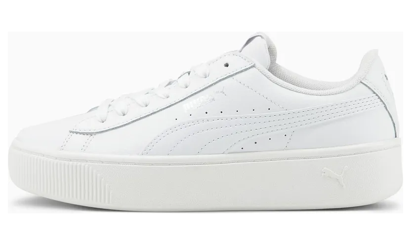 Puma Vikky Stacked “Puma White / Puma White” (369143_02)