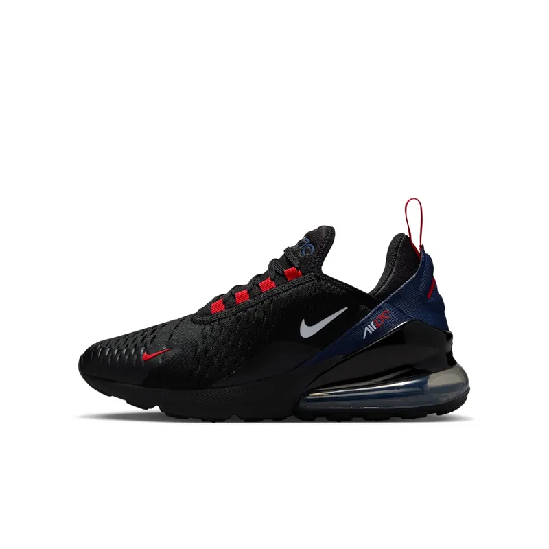 Nike Air Max 270 Black Midnight Navy Red (HJ9565-001)