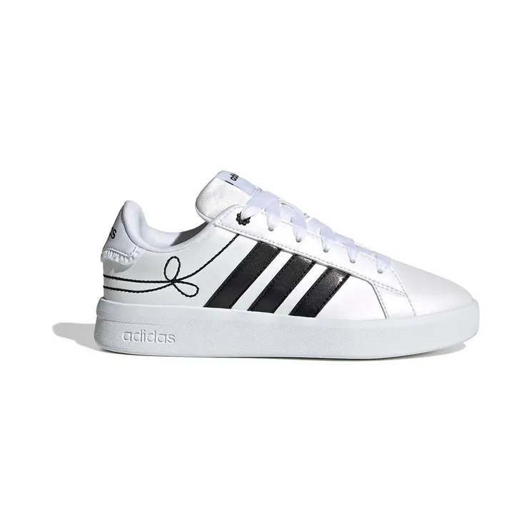 Adidas Grand Court Ftwr White / Core Black / Hi-Res Yellow (KH9783)