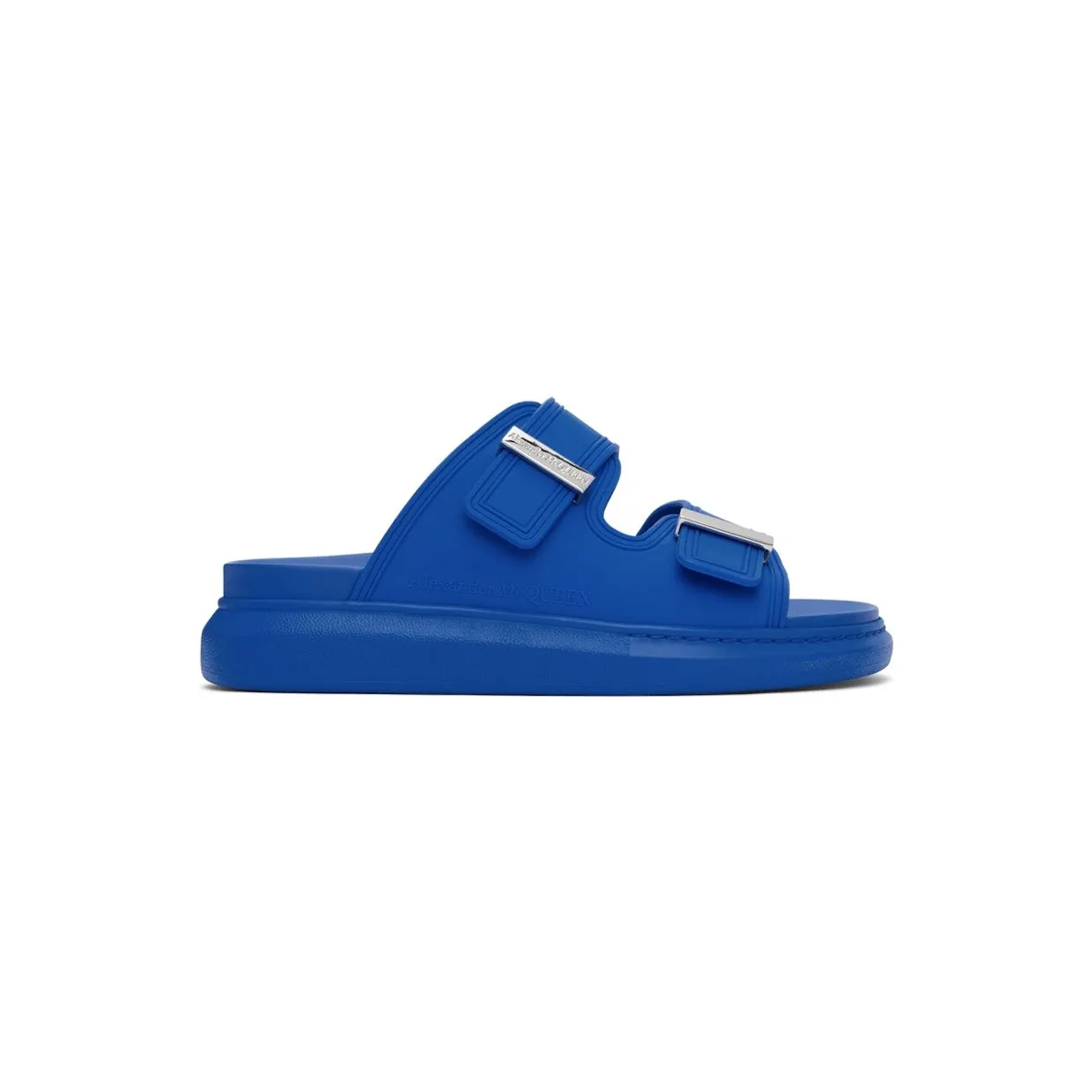 Alexander McQueen Hybrid Double Buckle Sandal Blue (663563W4Q514394)