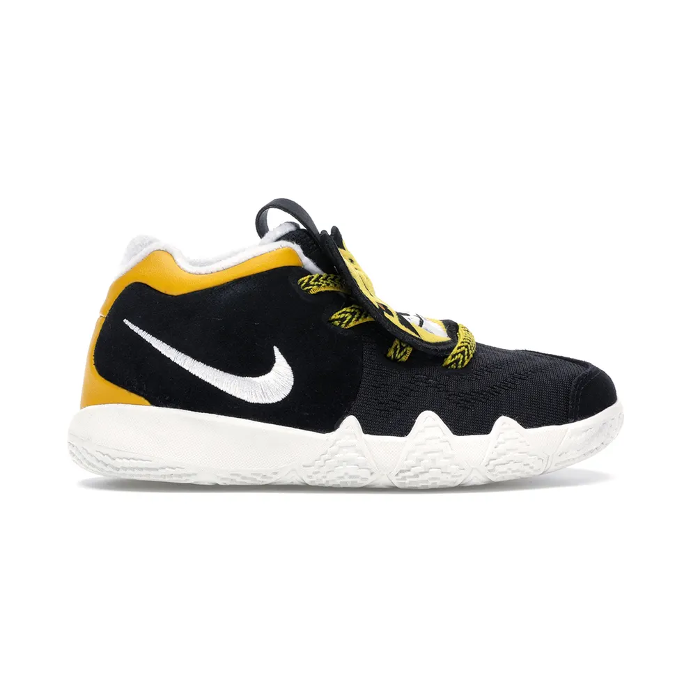 Nike Kyrie 4 Little Big Cats (TD) Black/Summit White-Yellow Ochre (AT5708-001)
