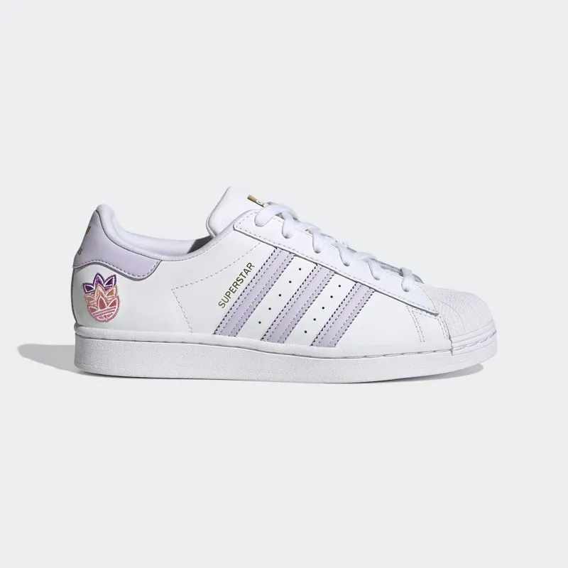 adidas Superstar Cloud White / Purple Tint / Matte Gold (GZ8143)