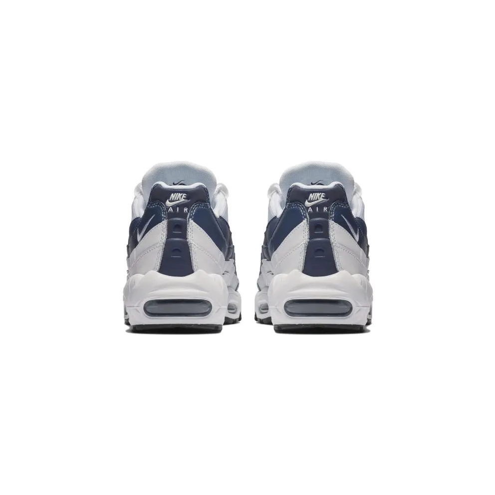 Nike Air Max 95 Essential White White Midnight Navy Monsoon Blue White (749766-114)