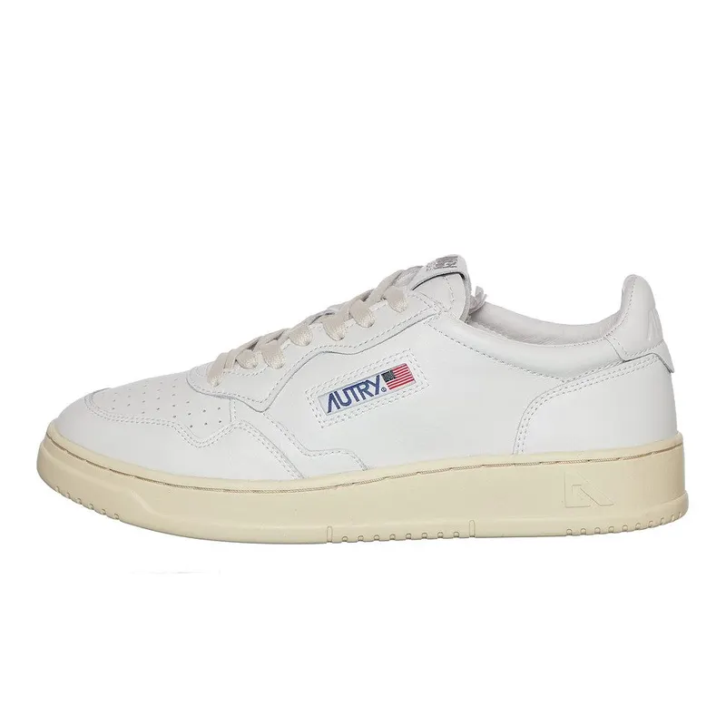 Autry Medalist Low White White (AULMLL15)