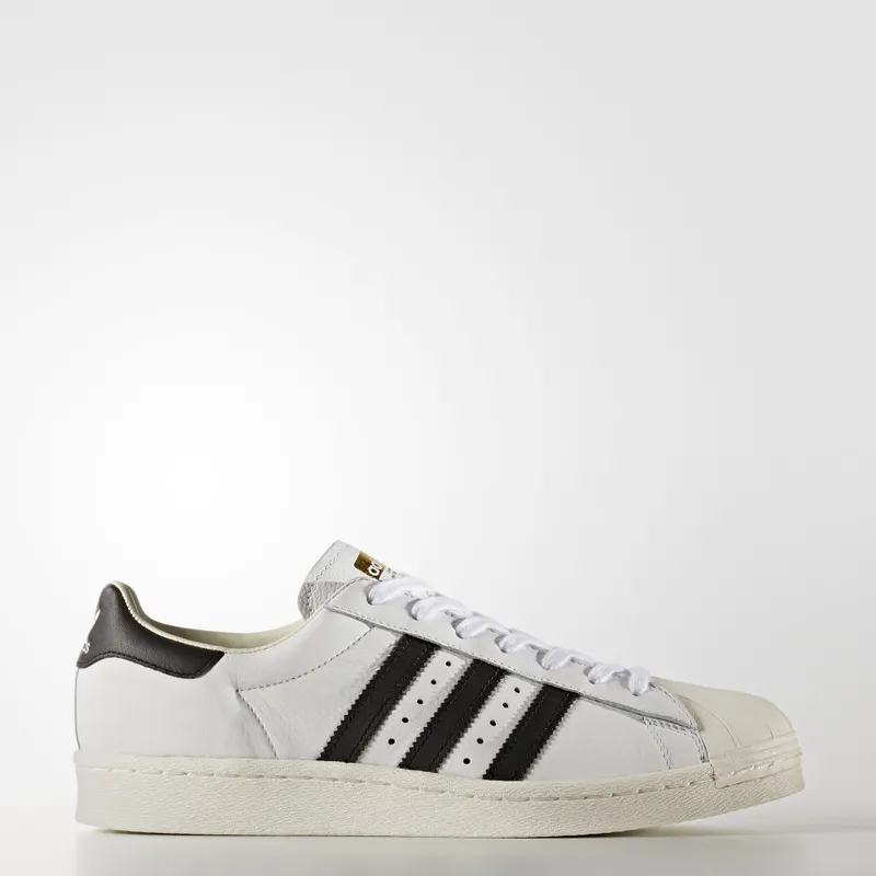 adidas Superstar White/Black/Gold Metallic