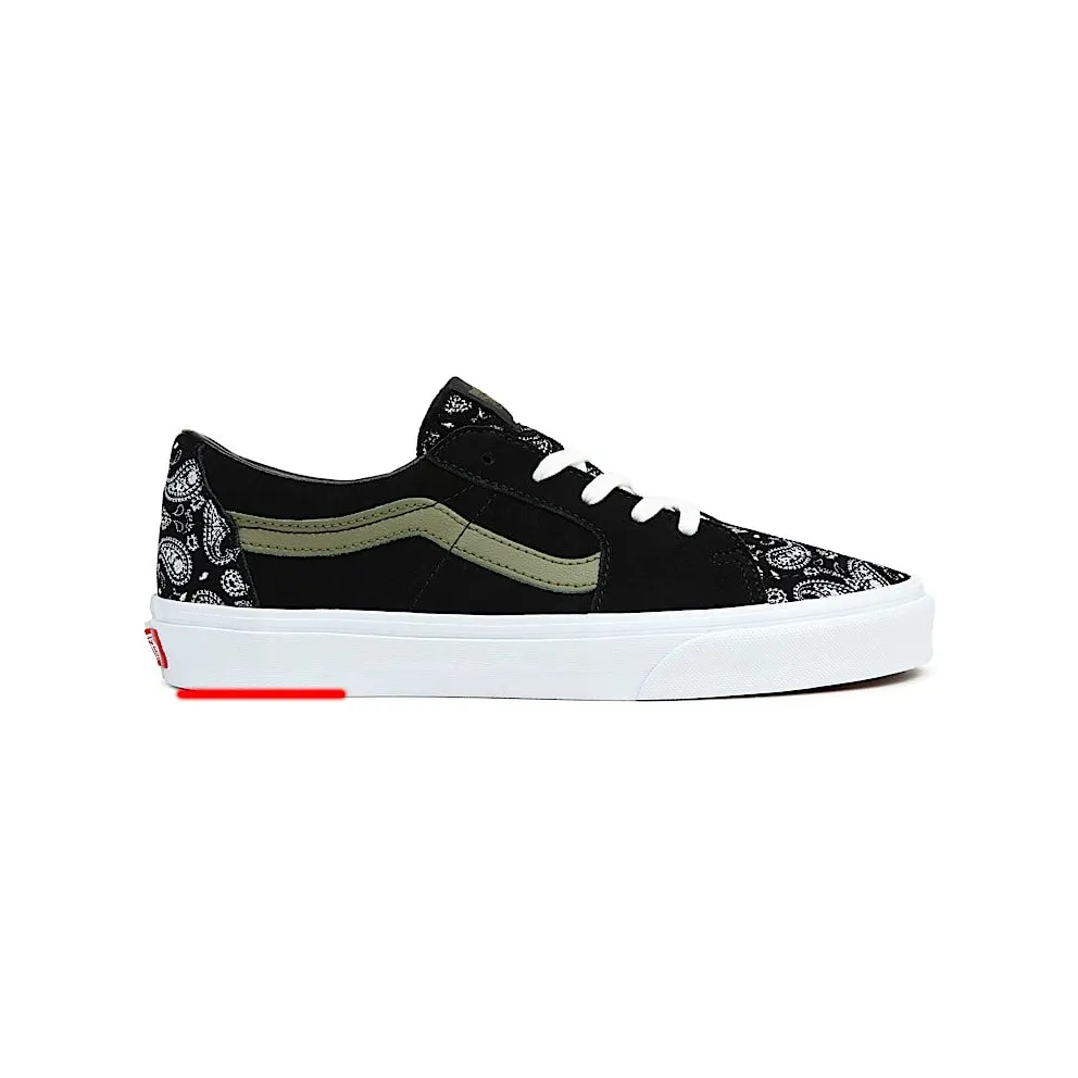 Vans Sk8-Low Paisley Suede Black Green (VN0A5KXDBLK)