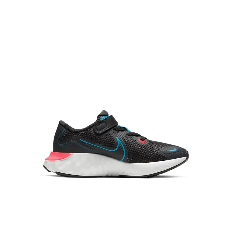 Nike Renew Run Black Laser Blue (PS) Black/Laser Crimson/Dark Smoke (CT1436-090)
