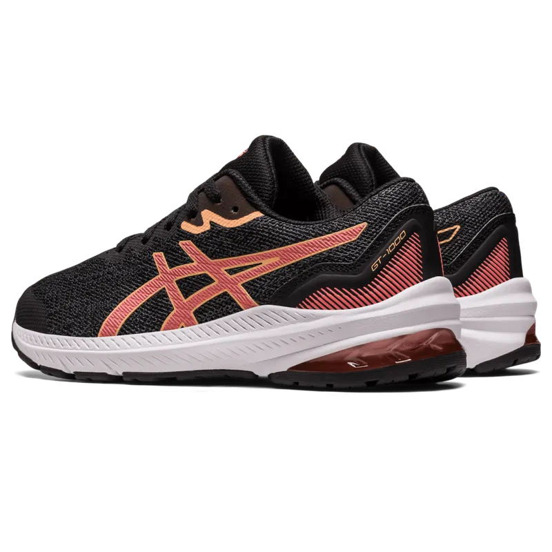 Asics GT-1000 11 GS Black/Papaya (1014A237.009)