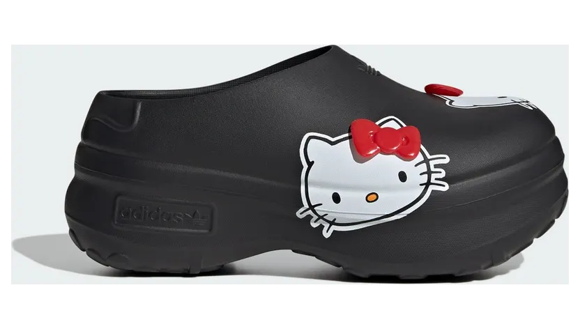 adidas adiFOM Stan Smith Mules Hello Kitty Core Black Red Cloud White (IH0280)