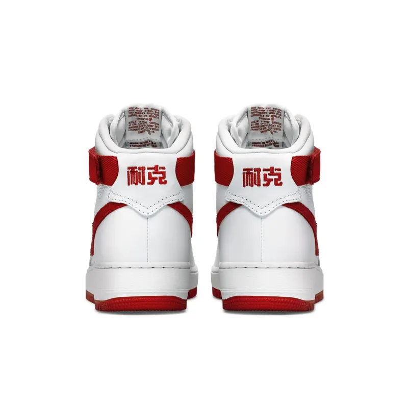 Nike Air Force 1 High Nai Ke Summit White (2015) Summit White/University Red (743546-100)
