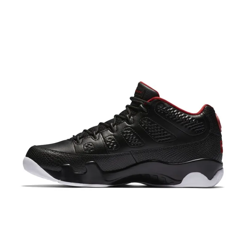 Jordan 9 Retro Low Snakeskin Black/Gym Red-White (832822-001)