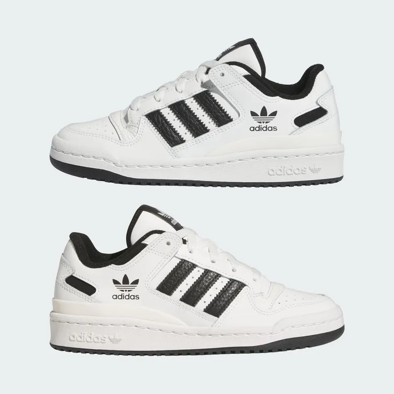 Adidas Forum Low CL Kids Core White / Core Black / Core White (IH7918)
