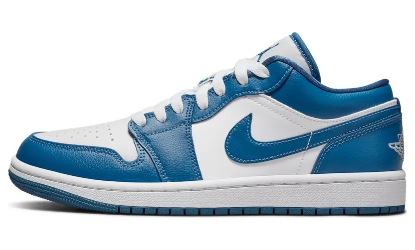 Jordan 1 Low Marina Blue (W) “White / Dark Marina Blue” (DC0774-114)