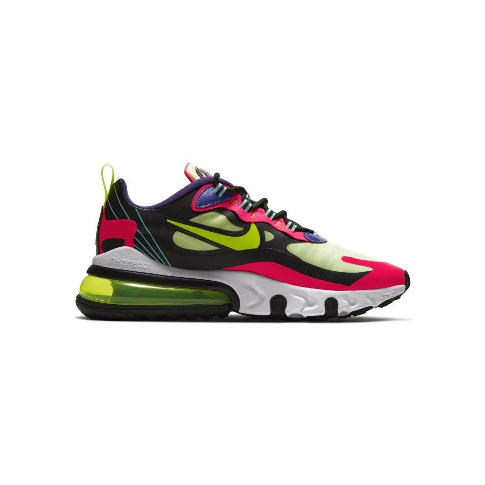 Nike Air Max 270 React Parachute Black/Pink-Green-Purple (CU4705-001)