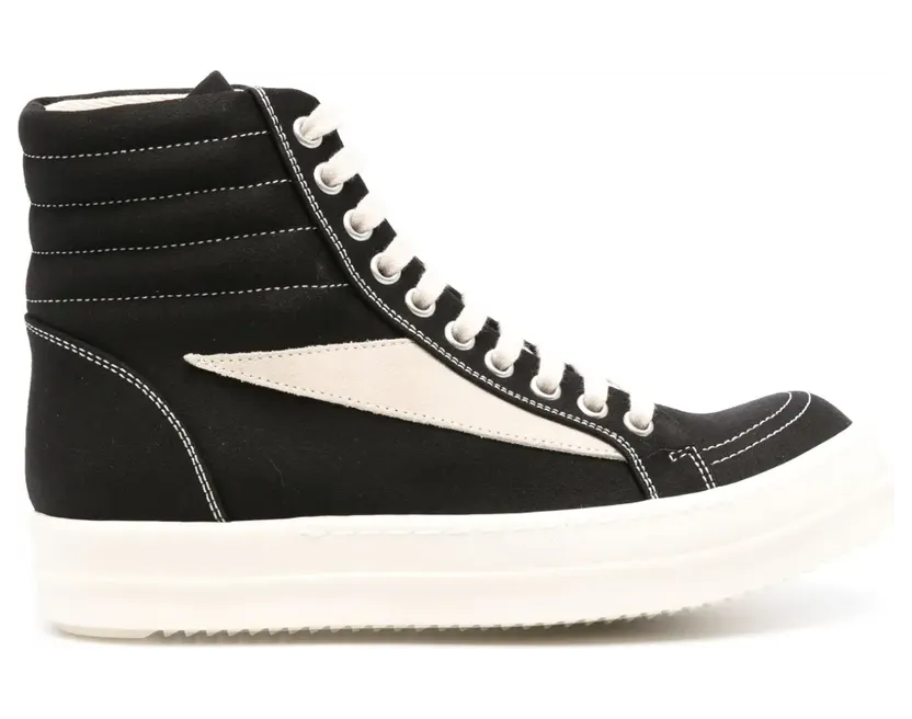 Rick Owens DRKSHDW Sneakers met hoog Pre-owned – Zwart (DS01D1810NDKLVS)