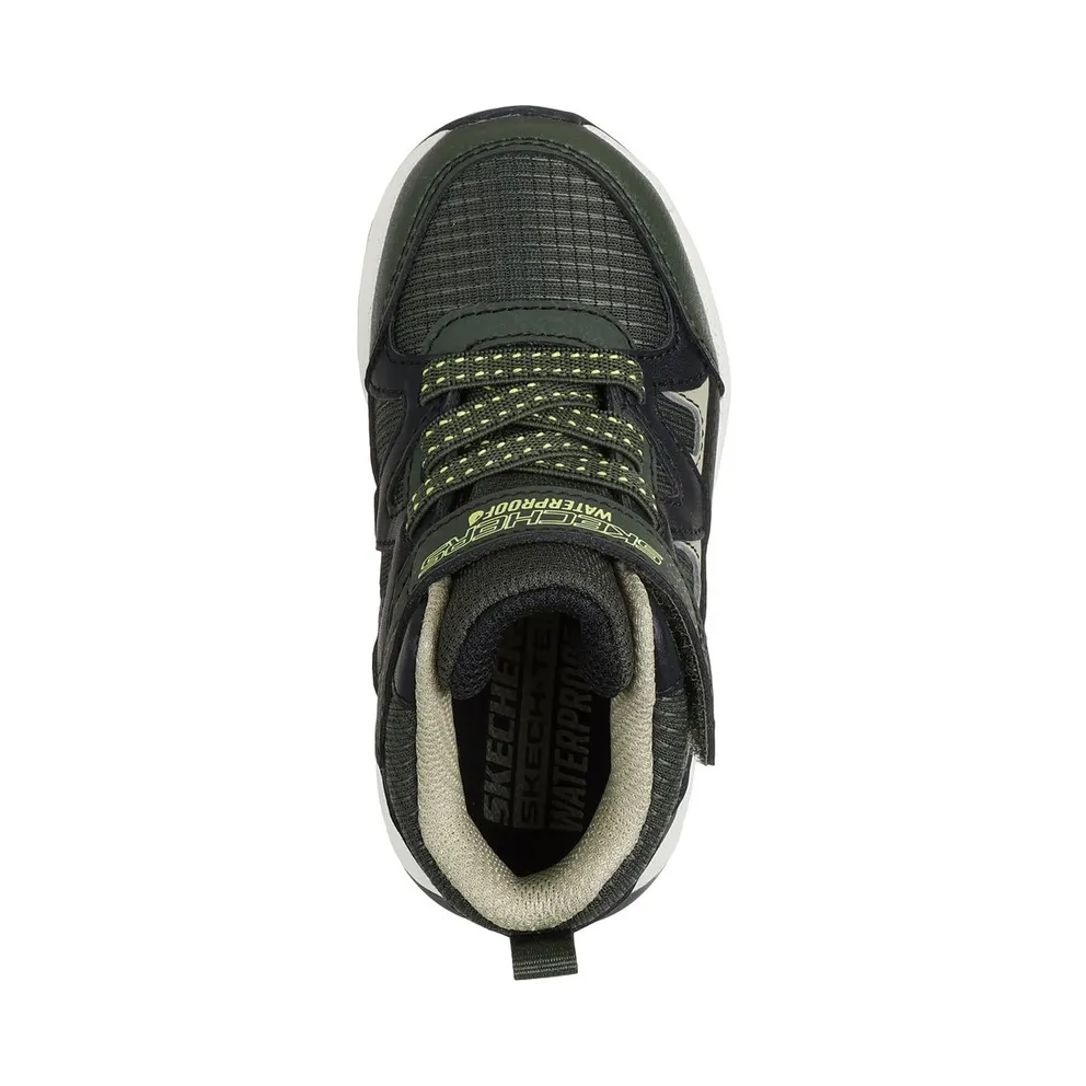 Skechers Waterproof: Storm Blazer – Drizzle Squad Sneaker Olijf/Black