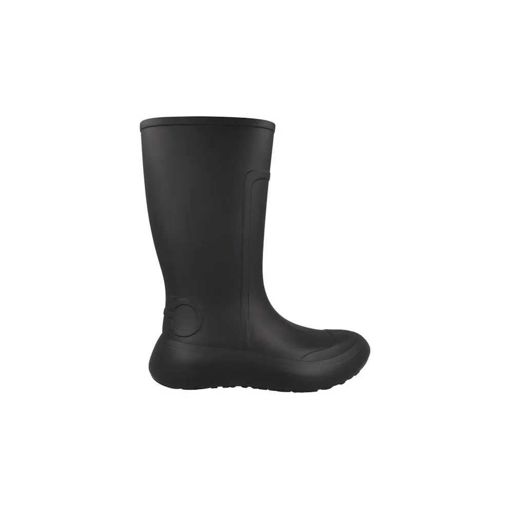 Ferragamo Gancini Logo Rain Boots Black (01D315-999038-M)