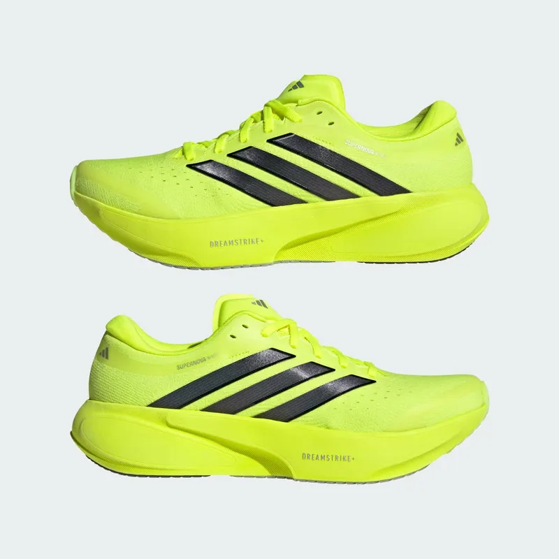 Adidas SUPERNOVA RISE 3 Running Shoes Solar Yellow / Core Black / Silver Metallic (JP8686)