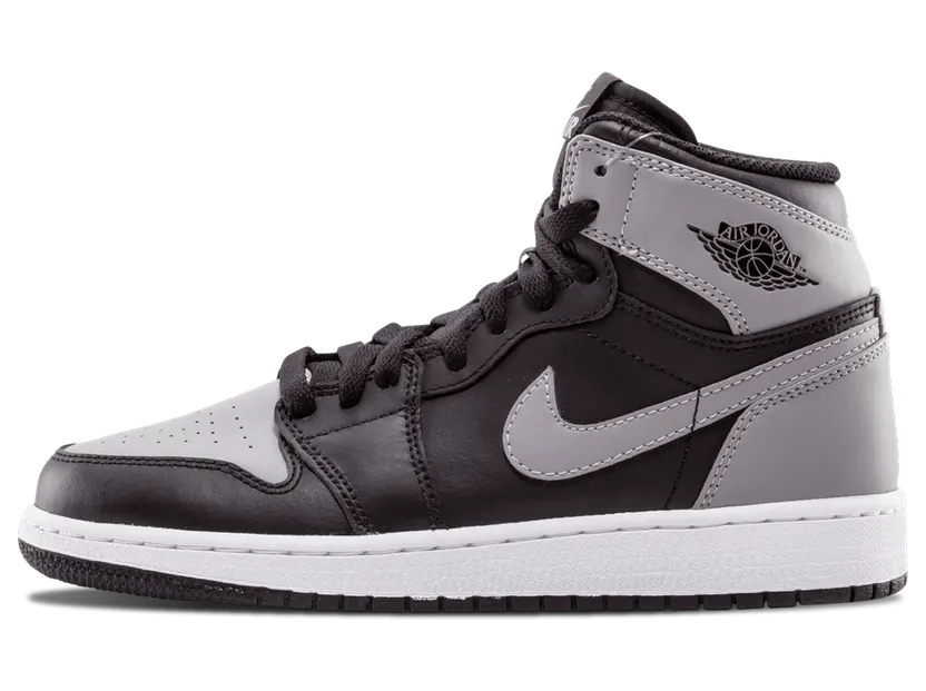 Air Jordan 1 Retro High OG’Shadow’ GS Black/Soft Grey (575441-014)