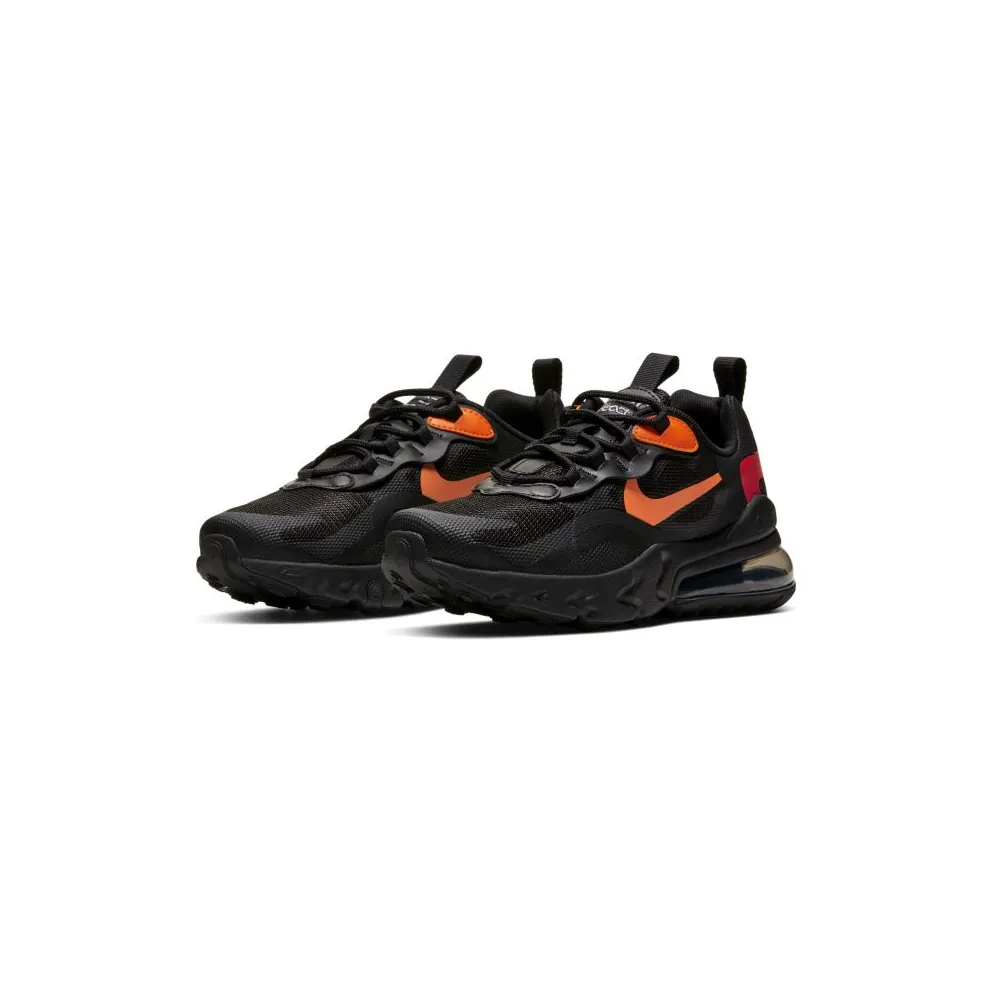 Nike Air Max 270 React Black Magma Orange (GS) Black/Light Smoke Grey/Magma Orange (CV9638-001)