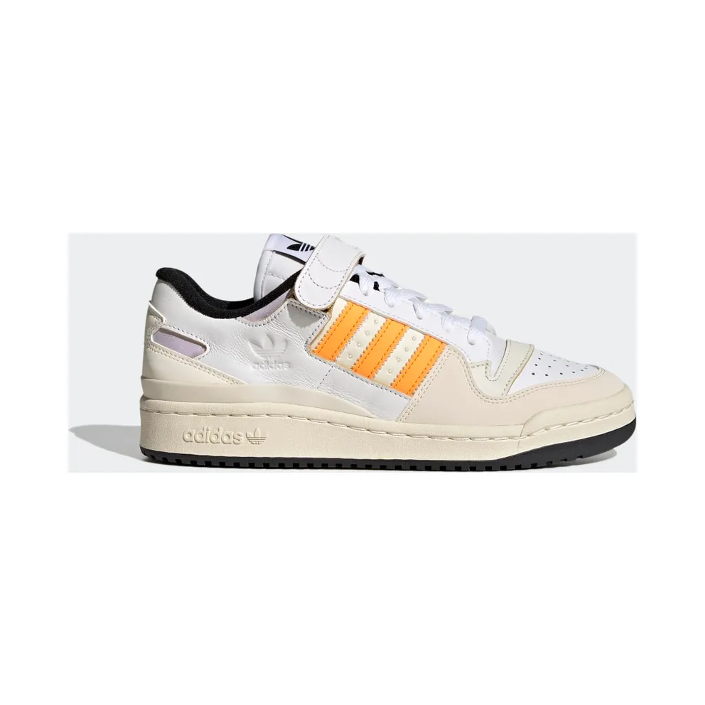 adidas Forum 84 Low Schuh Off White / Orange Rush / Purple Tint (HR2009)