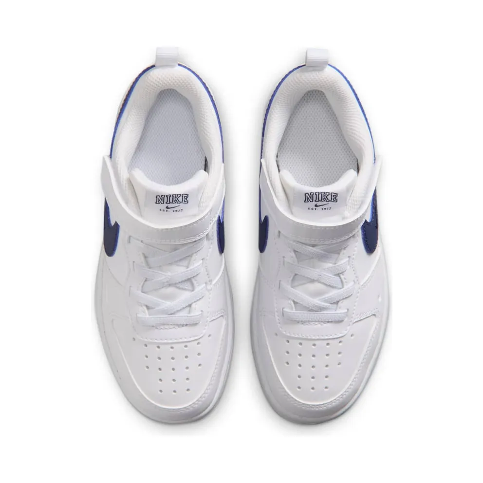 Nike Court Borough Low PS ‘White Midnight Navy’