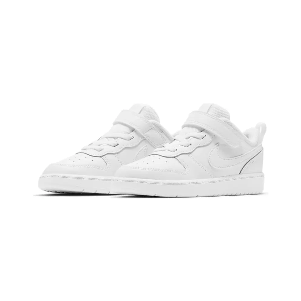 Nike Court Borough Low 2 Triple White (TD) White/White/White (BQ5453-100)